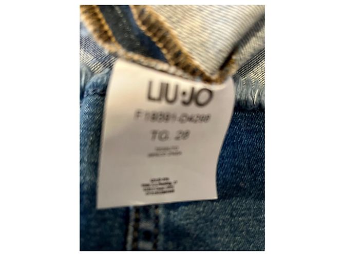 Liu.Jo Stretch-Denim-Korsettkleid Blau - Ansicht 10