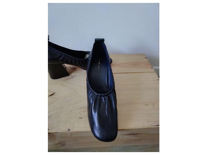 Décolleté Céline Soft Ballerina in pelle nera 37 Nero - vista 8