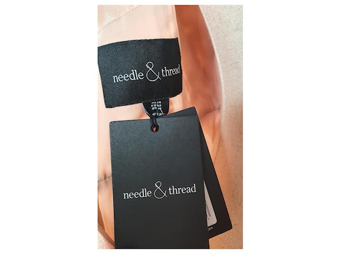 Abito lungo Needle & Thread rosa - vista 6