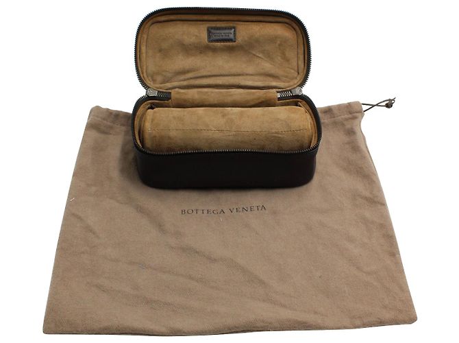 Cassa per Orologio Bottega Veneta in Pelle Marrone - vista 10