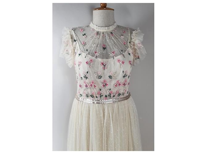 Abito Maxi Needle & Thread Bianco Multicolore - vista 2