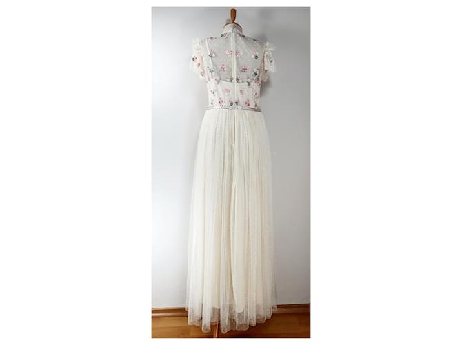 Abito Maxi Needle & Thread Bianco Multicolore - vista 5