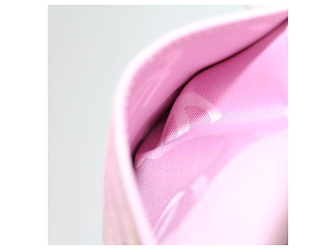 CHANEL Portafoglio Cambon Line Pelle Rosa CC Auth 31117 - vista 20