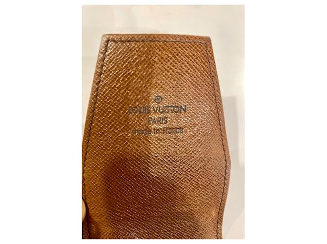 Montsouris Louis Vuitton Cigarette Case Brown Cloth - view 4