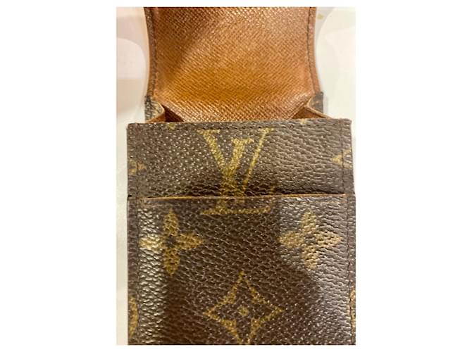 Montsouris Louis Vuitton Cigarette Case Brown Cloth - view 7
