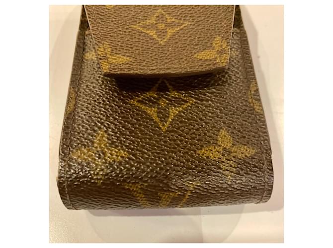 Montsouris Louis Vuitton Cigarette Case Brown Cloth - view 8