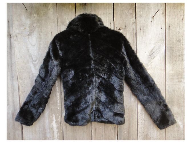 Kunstpelzjacke Stella Forest t 36 Schwarz - Ansicht 2