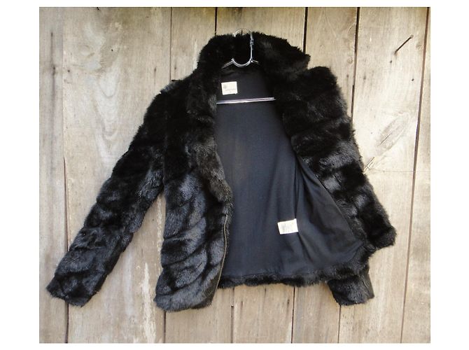 Kunstpelzjacke Stella Forest t 36 Schwarz - Ansicht 5