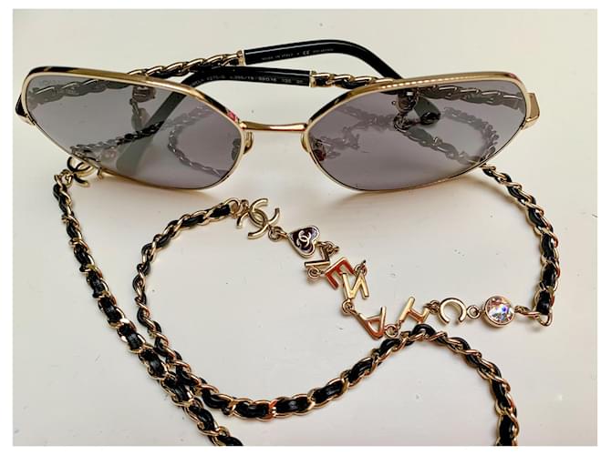 Chanel cadena de gafas de joyería 2022 Gold hardware - vista 3