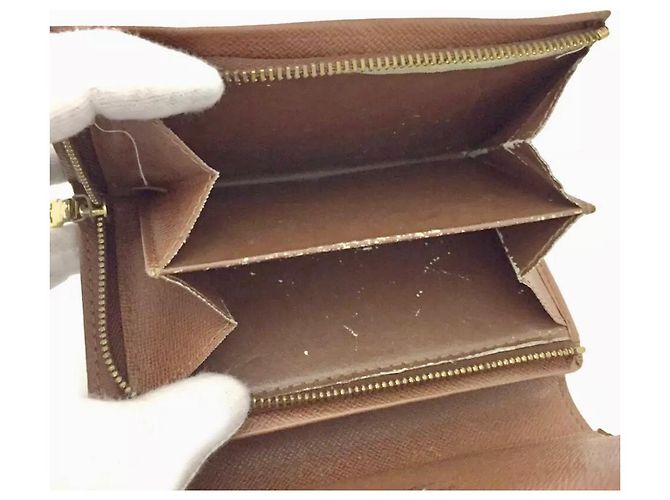 Montsouris Louis Vuitton Tresor Wallet Monogram Canvas Brown - view 11