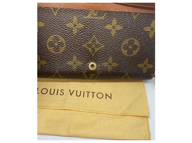 Montsouris Louis Vuitton Tresor Wallet Monogram Canvas Brown - view 12