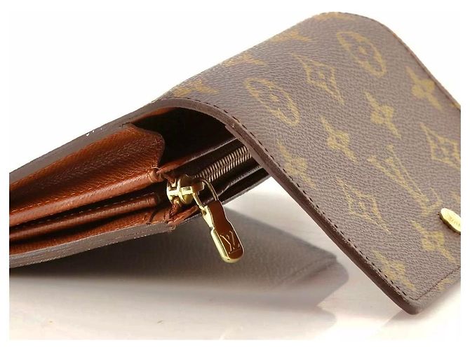 Montsouris Louis Vuitton Tresor Wallet Monogram Canvas Brown - view 4