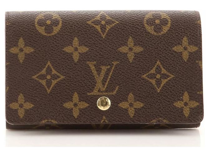Montsouris Louis Vuitton Tresor Wallet Monogram Canvas Brown - view 8