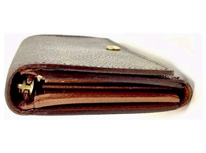 Montsouris Louis Vuitton Tresor Wallet Monogram Canvas Brown - view 9