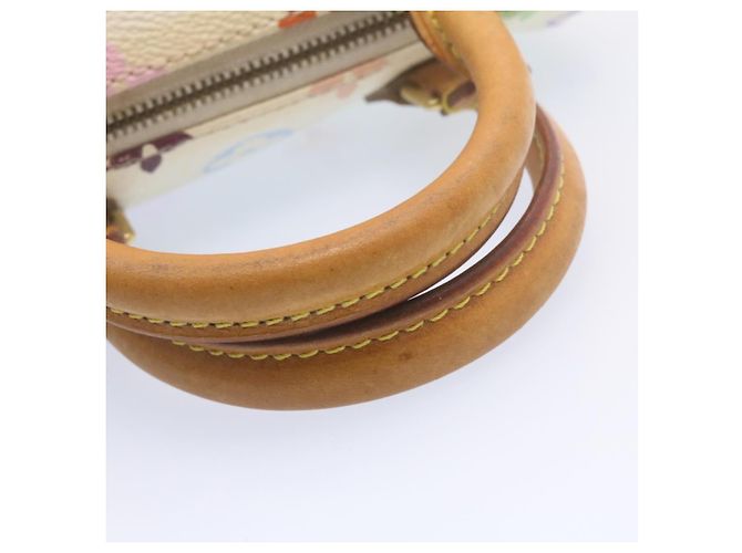 LOUIS VUITTON Monogramm Mehrfarbige Mini Speedy Handtasche Weiß M.92645 Auth bin1013G - Ansicht 10