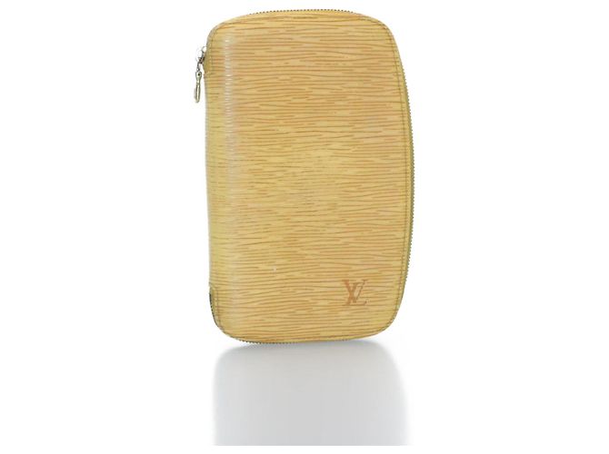 LOUIS VUITTON Custodia da viaggio Epi Agenda Jeode Giallo LV Auth am3002S - vista 2