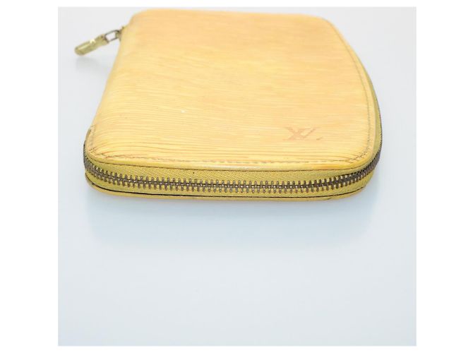 LOUIS VUITTON Custodia da viaggio Epi Agenda Jeode Giallo LV Auth am3002S - vista 5