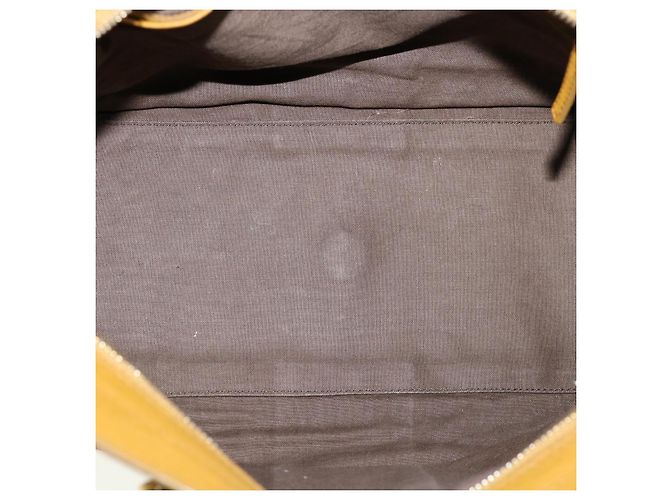 SAINT LAURENT Borsa a mano in pelle 2modo Yellow Auth am1348S Giallo - vista 19