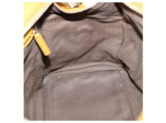 SAINT LAURENT Borsa a mano in pelle 2modo Yellow Auth am1348S Giallo - vista 20