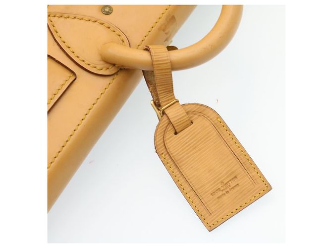 LOUIS VUITTON Borsa Epi Steamer Borsa Boston Beige LV Auth am1805g - vista 16