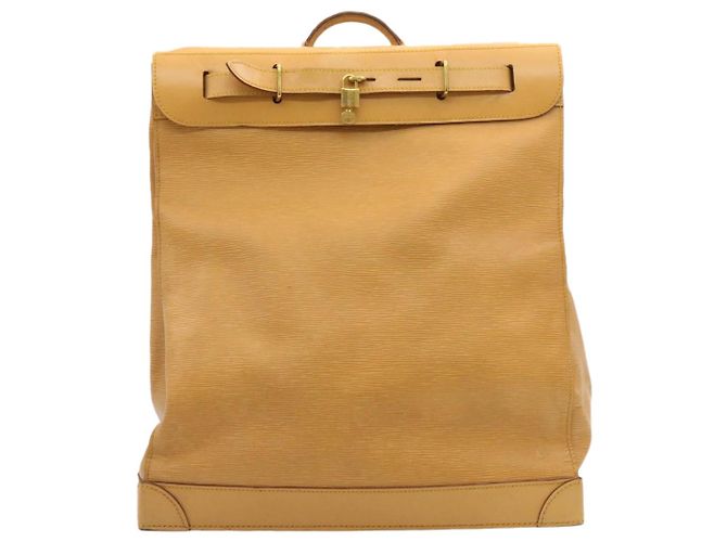 LOUIS VUITTON Borsa Epi Steamer Borsa Boston Beige LV Auth am1805g - vista 2