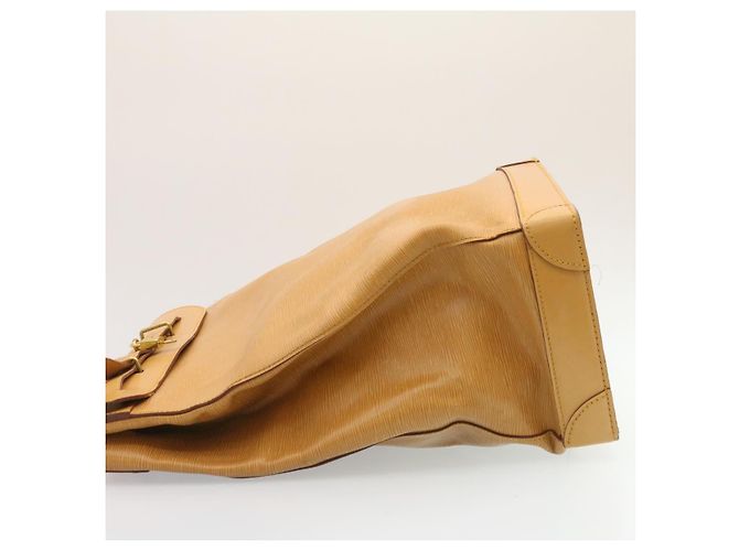 LOUIS VUITTON Borsa Epi Steamer Borsa Boston Beige LV Auth am1805g - vista 4