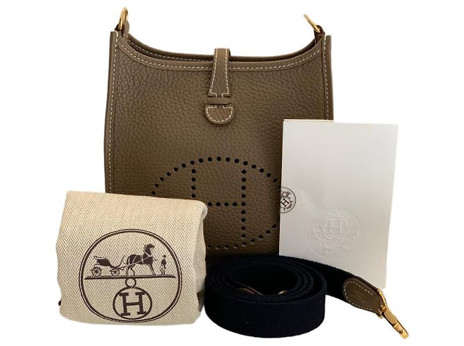 Evelyne Hermès Handtaschen Hellbraun - Ansicht 12