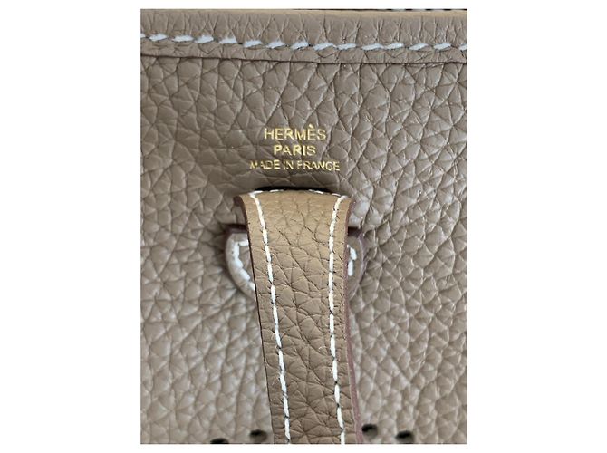 Evelyne Hermès Handtaschen Hellbraun - Ansicht 9