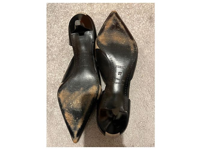 Hermès Pumps aus schwarzem Leder - Ansicht 5