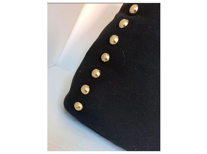 Trussardi borsa tote bag borchie Nero - vista 9