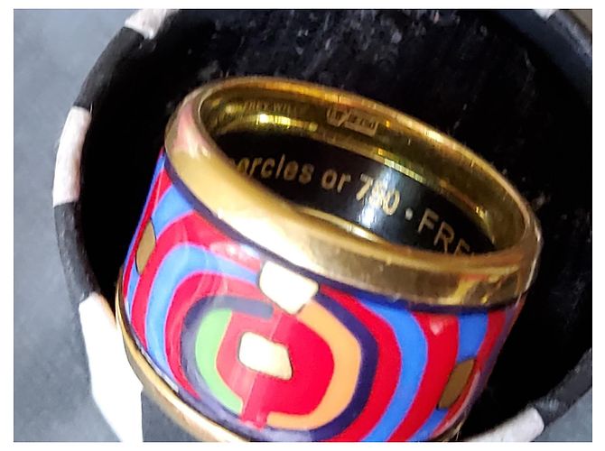 Anello Frey Wille in ceramica multicolore - vista 9