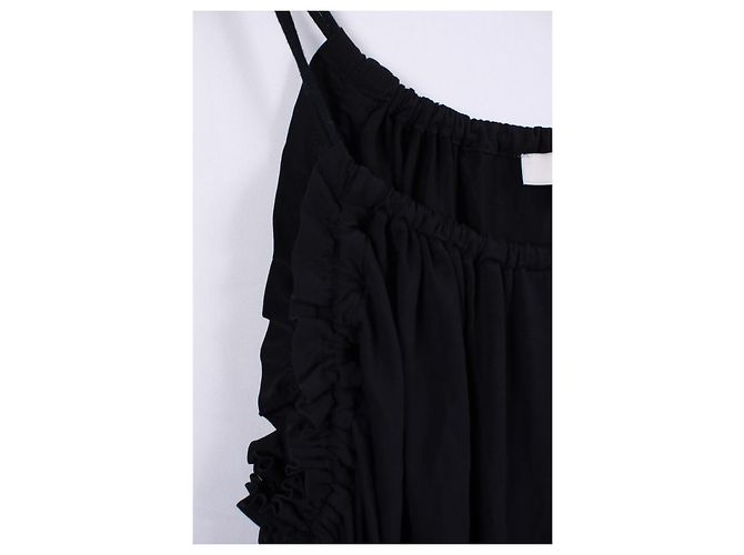 Vestido sin mangas drapeado Iro Hervey negro - vista 3