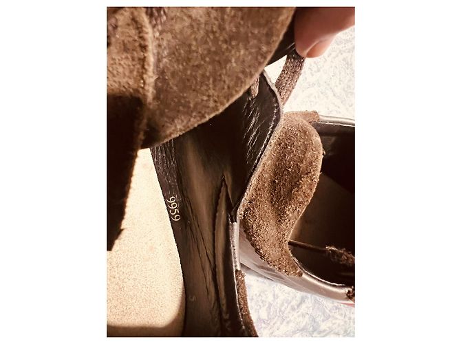 Sneakers Dolce & Gabbana Italia Marrone Scuro Camoscio - vista 4
