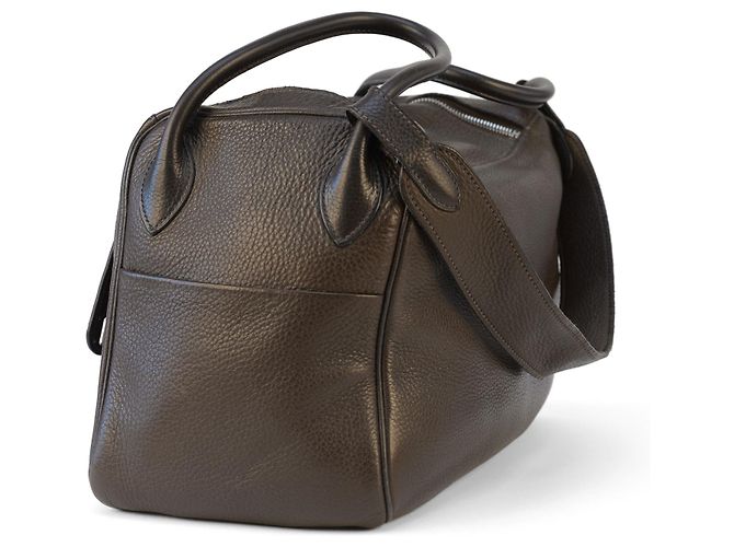 Hermès Lindy 34 Marrone Togo Pelle - vista 4