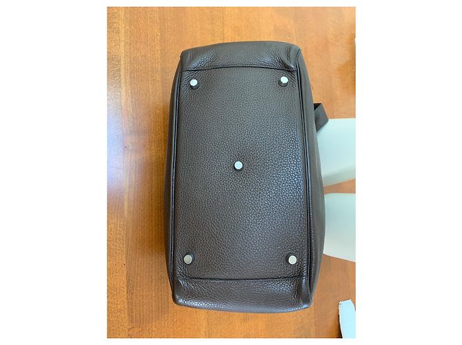 Hermès Lindy 34 Marrone Togo Pelle - vista 9