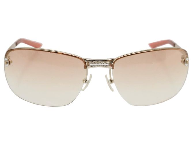 Christian Dior Gafas de sol Plata Rosa Auth am2513sol - vista 2