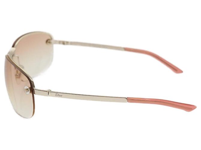 Christian Dior Gafas de sol Plata Rosa Auth am2513sol - vista 4