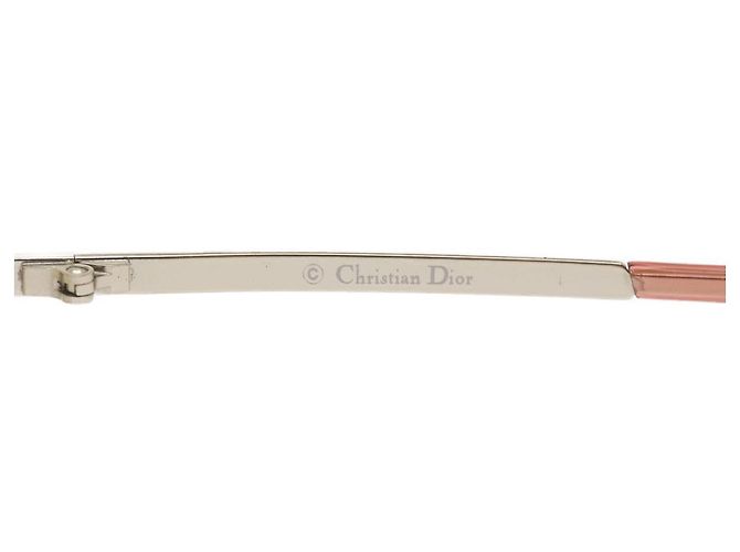 Christian Dior Gafas de sol Plata Rosa Auth am2513sol - vista 7