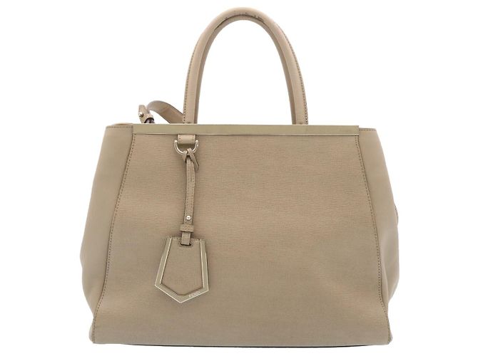 FENDI Borsa a Mano in Pelle 2way Borsa a tracolla grigia Auth am2118g Marrone - vista 13