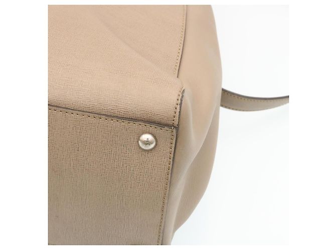 FENDI Borsa a Mano in Pelle 2way Borsa a tracolla grigia Auth am2118g Marrone - vista 14