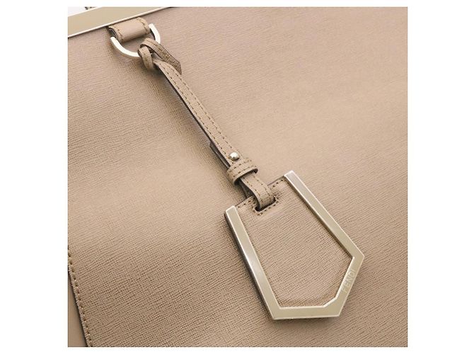 FENDI Borsa a Mano in Pelle 2way Borsa a tracolla grigia Auth am2118g Marrone - vista 17