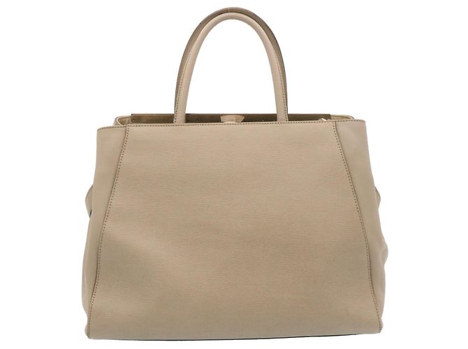 FENDI Borsa a Mano in Pelle 2way Borsa a tracolla grigia Auth am2118g Marrone - vista 2