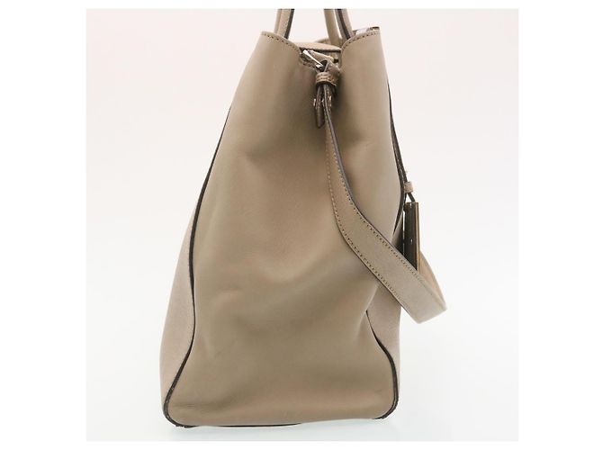 FENDI Borsa a Mano in Pelle 2way Borsa a tracolla grigia Auth am2118g Marrone - vista 4