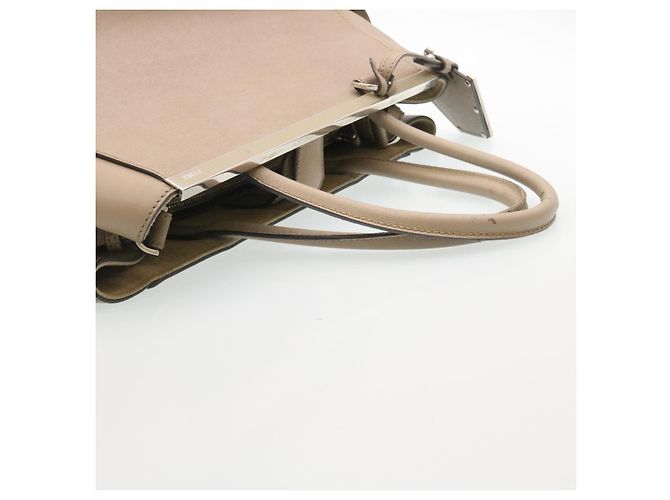 FENDI Borsa a Mano in Pelle 2way Borsa a tracolla grigia Auth am2118g Marrone - vista 6