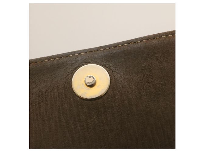 LOEWE Twist handle Velazquez Sac à main Cuir 2façon Noir Marron Auth am2237g - vue 17