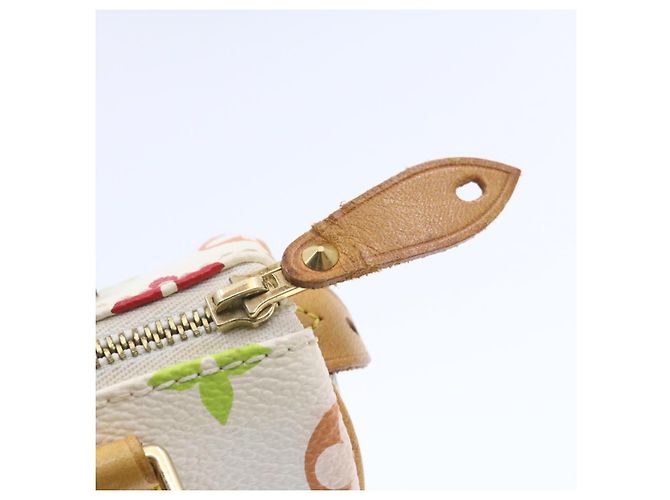 LOUIS VUITTON Monogramm Mehrfarbige Mini Speedy Handtasche Weiß M.92645 Auth bin224G - Ansicht 14