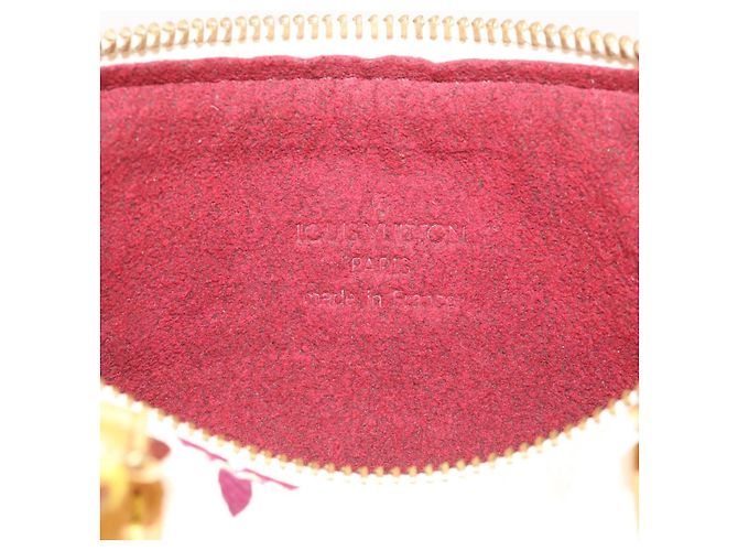 LOUIS VUITTON Monogramm Mehrfarbige Mini Speedy Handtasche Weiß M.92645 Auth bin224G - Ansicht 15