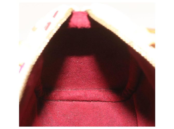 LOUIS VUITTON Monogramm Mehrfarbige Mini Speedy Handtasche Weiß M.92645 Auth bin224G - Ansicht 18