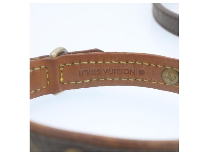 LOUIS VUITTON Monogram Leash Baxter Collier Baxter Dog Leash LV Auth am2166g Monogramme - vue 5