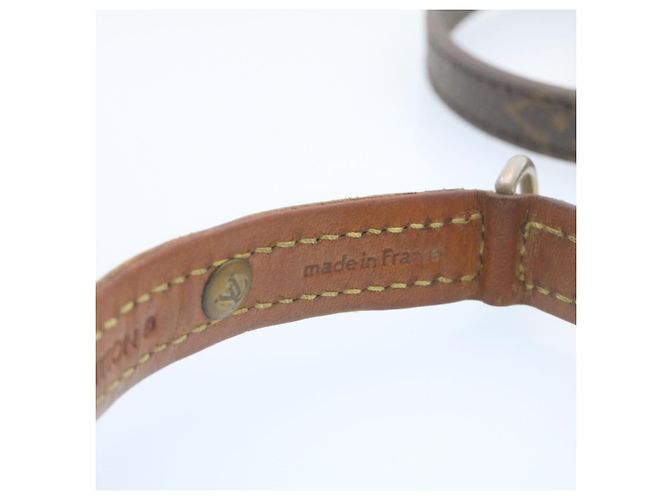 LOUIS VUITTON Monogram Leash Baxter Collier Baxter Dog Leash LV Auth am2166g Monogramme - vue 6